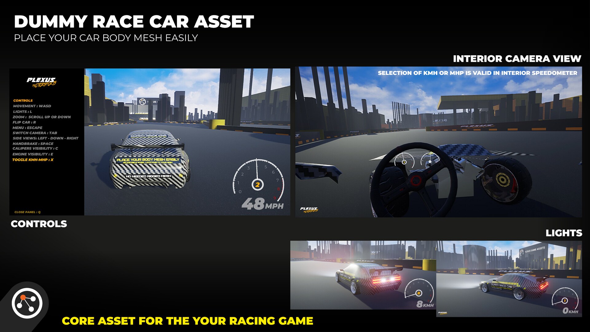 DUMMY RACE CAR ( FULL READY ) in Blueprints UE Marketplace